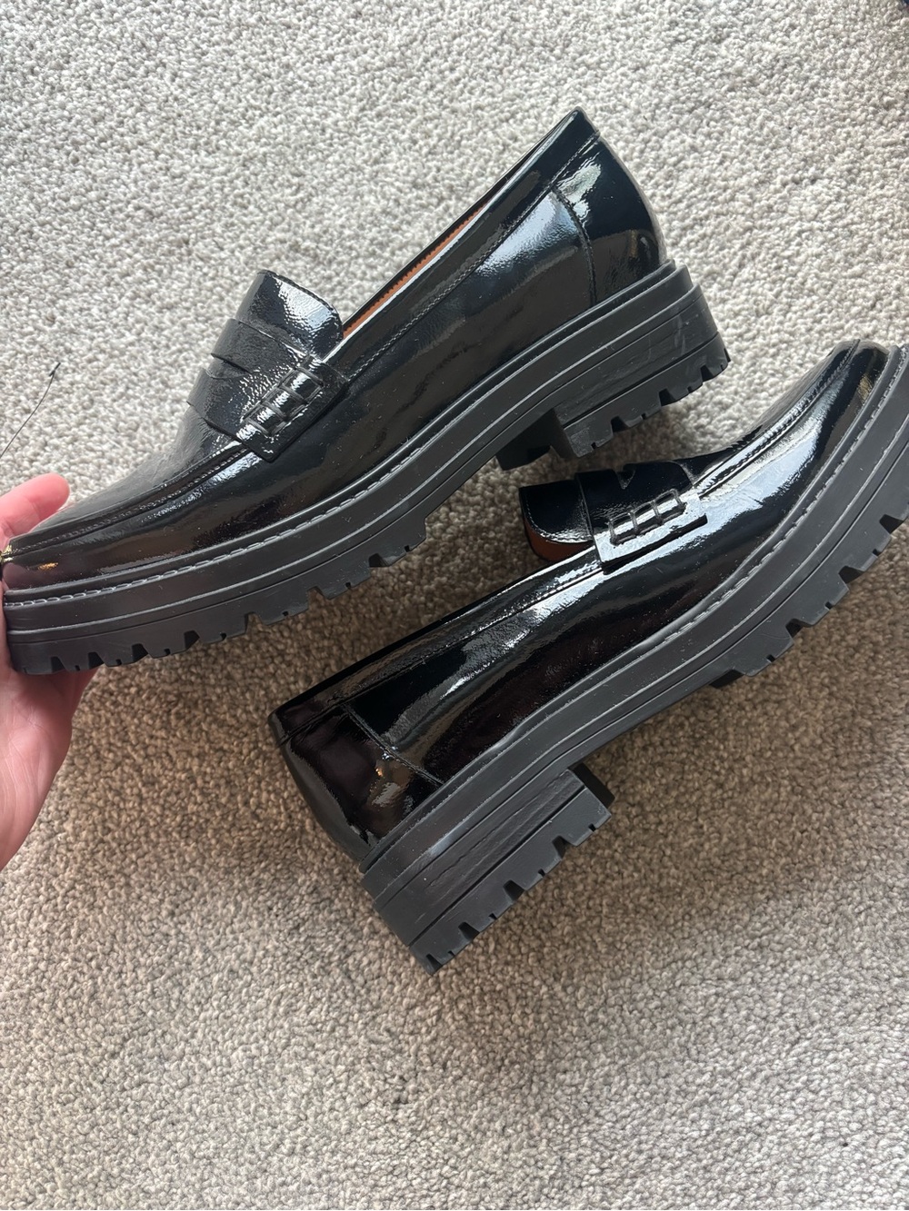 EUC Sézane Albane Loafers in Patent Black Size 9/40 - Picture 15 of 15